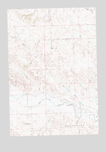 Reva NE, SD USGS Topographic Map