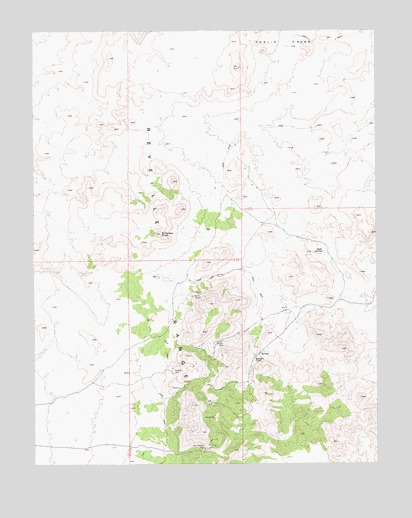 Reveille, NV USGS Topographic Map