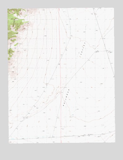 Reveille Peak SE, NV USGS Topographic Map