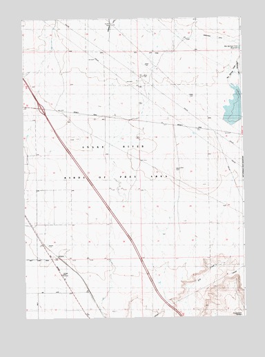 Reverse, ID USGS Topographic Map