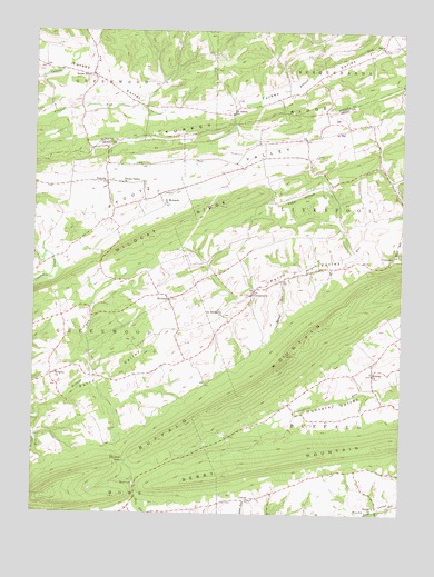 Reward, PA USGS Topographic Map