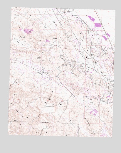 Reward, CA USGS Topographic Map