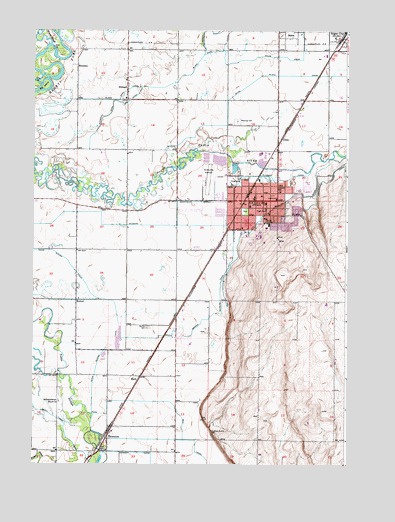Rexburg, ID USGS Topographic Map