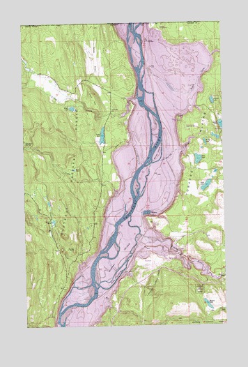 Rexford, MT USGS Topographic Map