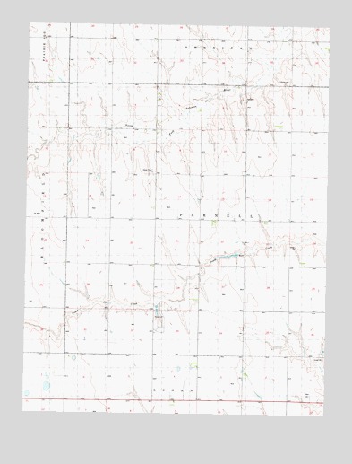 Rexford NE, KS USGS Topographic Map