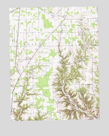 Rexville, IN USGS Topographic Map