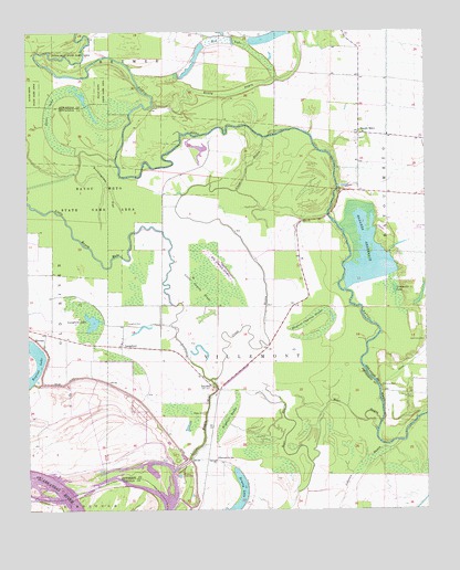 Reydell, AR USGS Topographic Map