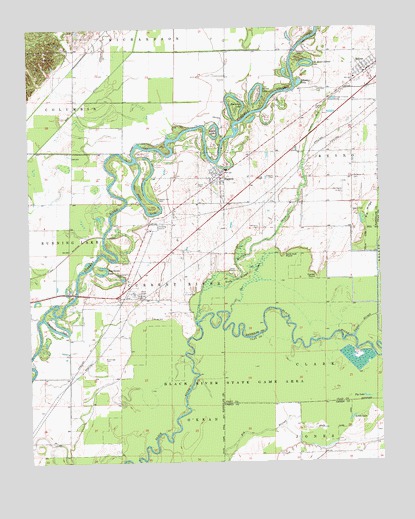 Reyno, AR USGS Topographic Map