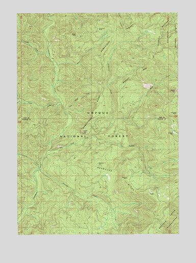 Reynolds Ridge, OR USGS Topographic Map
