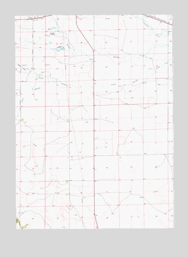 Reynolds Spring, WY USGS Topographic Map