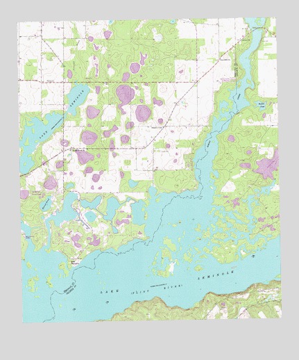 Reynoldsville, GA USGS Topographic Map