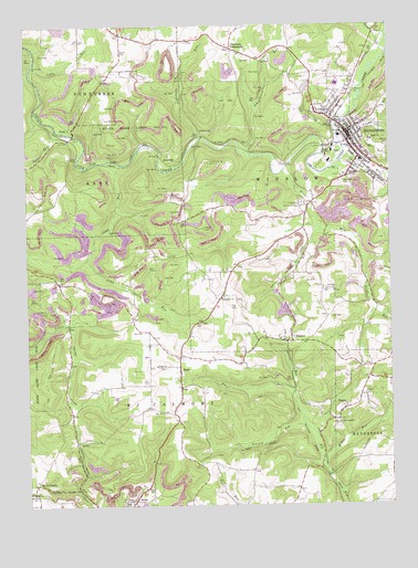 Reynoldsville, PA USGS Topographic Map