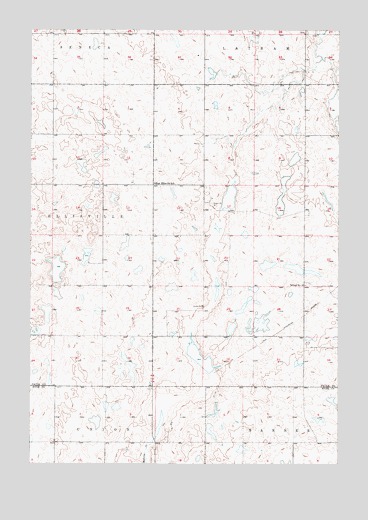Rezac Lake NW, SD USGS Topographic Map