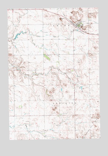 Rhame, ND USGS Topographic Map