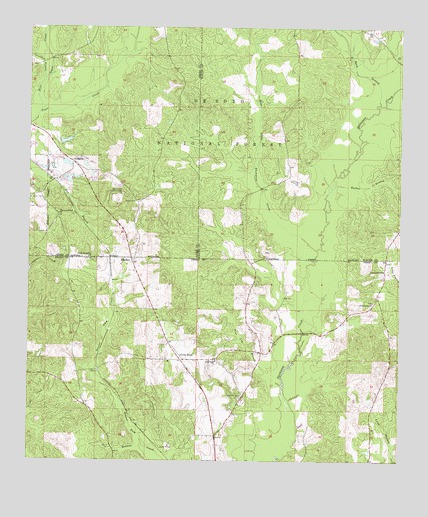 Rhodes, MS USGS Topographic Map