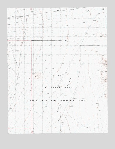 Rhyolite Knob, NV USGS Topographic Map