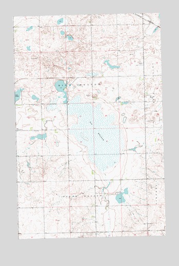 Big Meadow, ND USGS Topographic Map