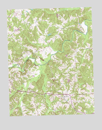 Rice, VA USGS Topographic Map