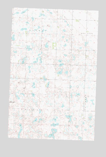 Rice Lake NW, ND USGS Topographic Map