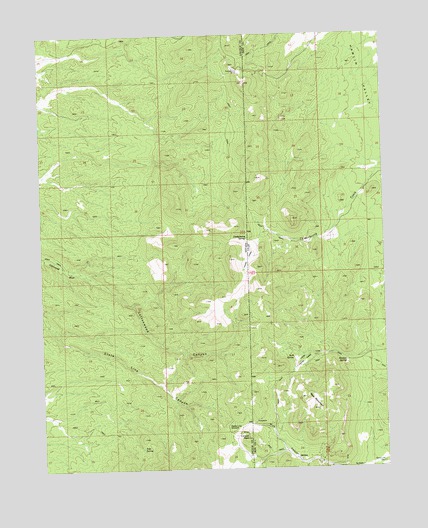 Rice Mountain, UT USGS Topographic Map
