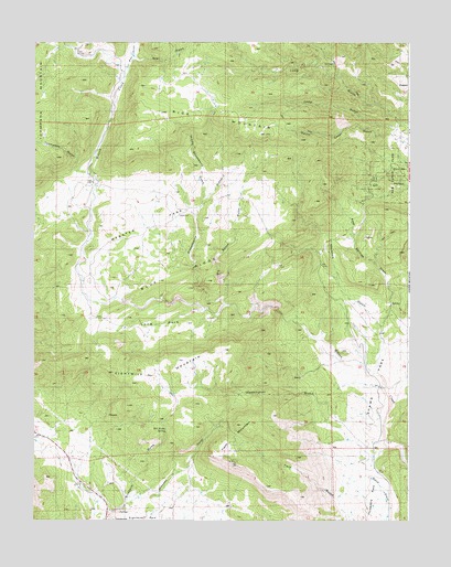 Rice Mountain, CO USGS Topographic Map
