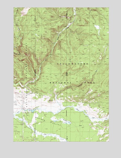 Richards Creek, MT USGS Topographic Map