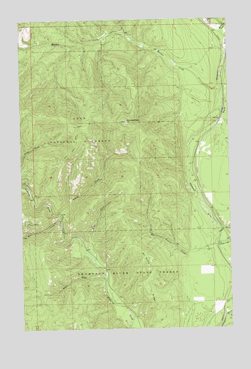 Richards Peak, MT USGS Topographic Map