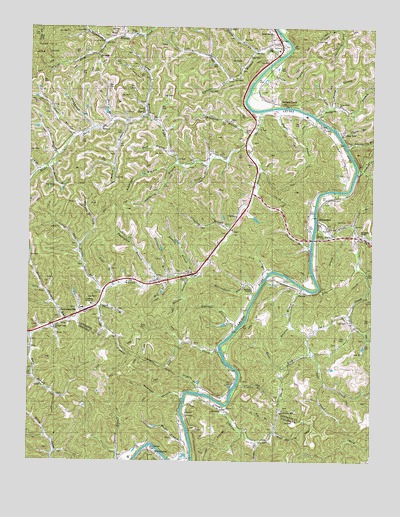 Richardson, KY USGS Topographic Map