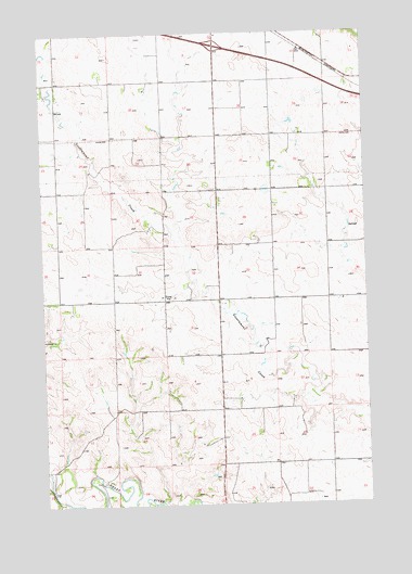 Richardton SE, ND USGS Topographic Map