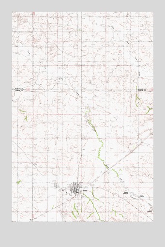 Richey, MT USGS Topographic Map