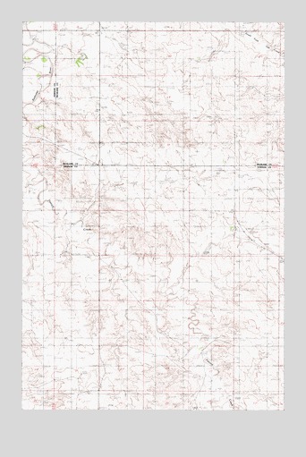 Richey NW, MT USGS Topographic Map