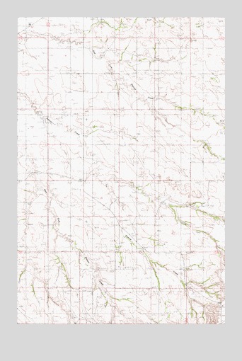Richey SE, MT USGS Topographic Map