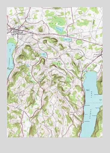 Richfield Springs, NY USGS Topographic Map