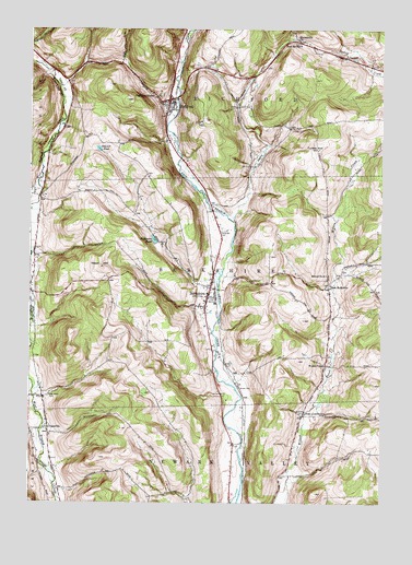 Richford, NY USGS Topographic Map