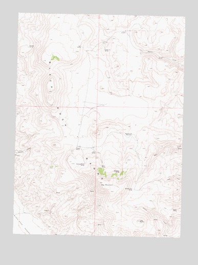 Big Mountain, NV USGS Topographic Map