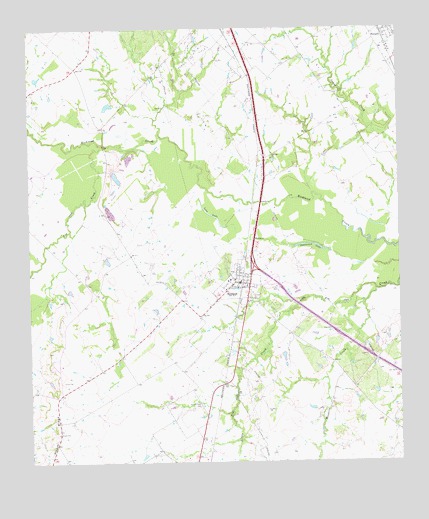 Richland, TX USGS Topographic Map