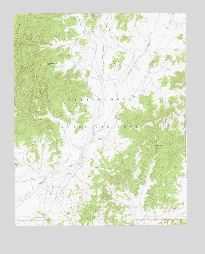 Big Mountain Dam, AZ USGS Topographic Map