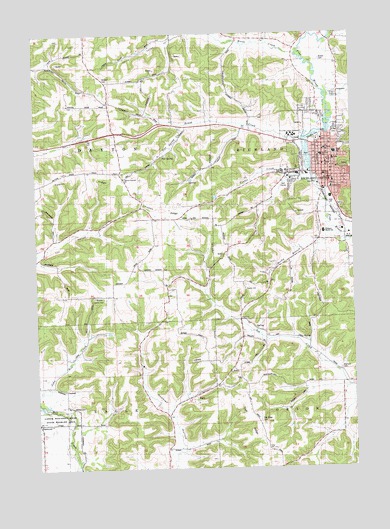 Richland Center, WI USGS Topographic Map