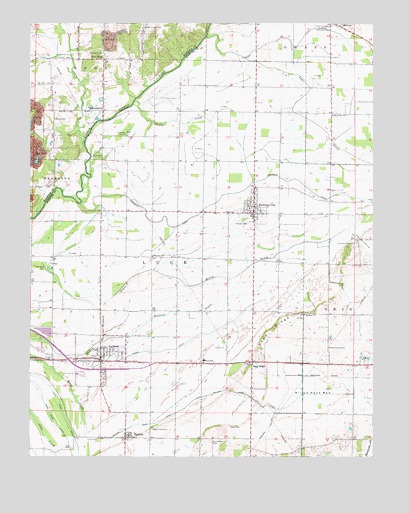 Richland City, IN USGS Topographic Map