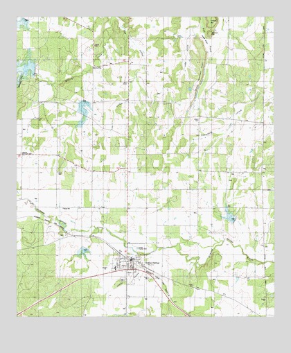 Richland Springs, TX USGS Topographic Map