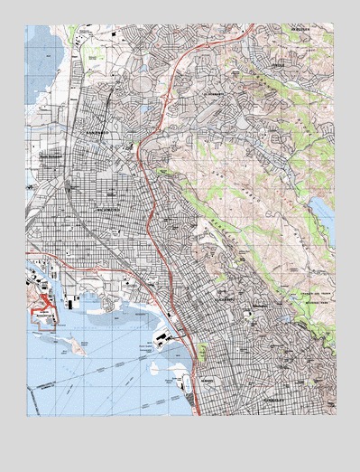 Richmond, CA USGS Topographic Map