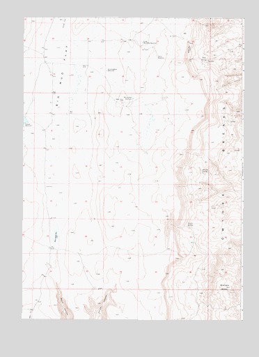 Big Mud Flat, OR USGS Topographic Map