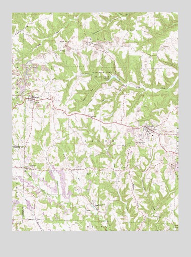 Richmond, OH USGS Topographic Map