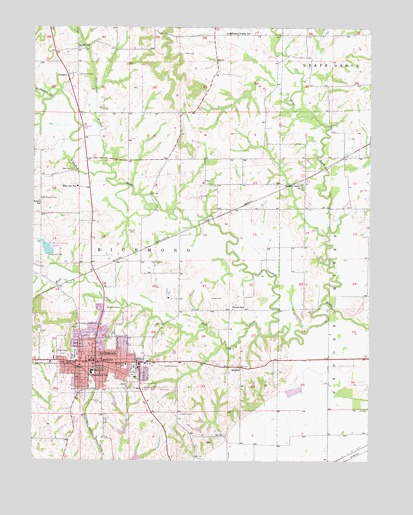 Richmond, MO USGS Topographic Map