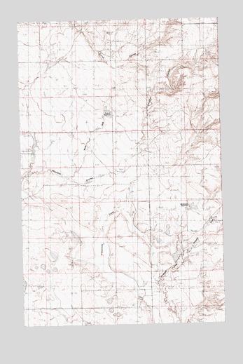 Richmond Reservoir, MT USGS Topographic Map