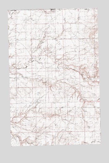Richmond Reservoir NE, MT USGS Topographic Map