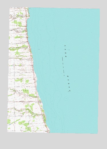 Richmondville, MI USGS Topographic Map