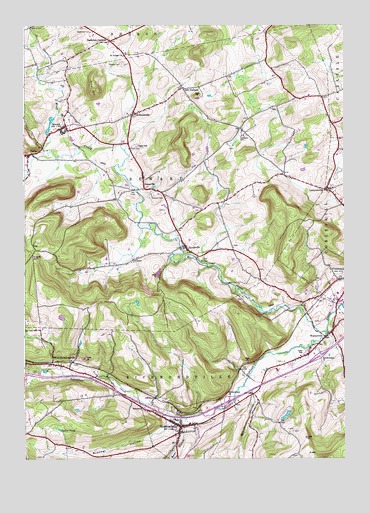 Richmondville, NY USGS Topographic Map