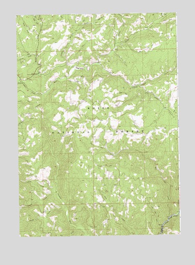 Big Owl Creek, ID USGS Topographic Map