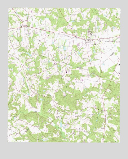 Ridge Spring, SC USGS Topographic Map